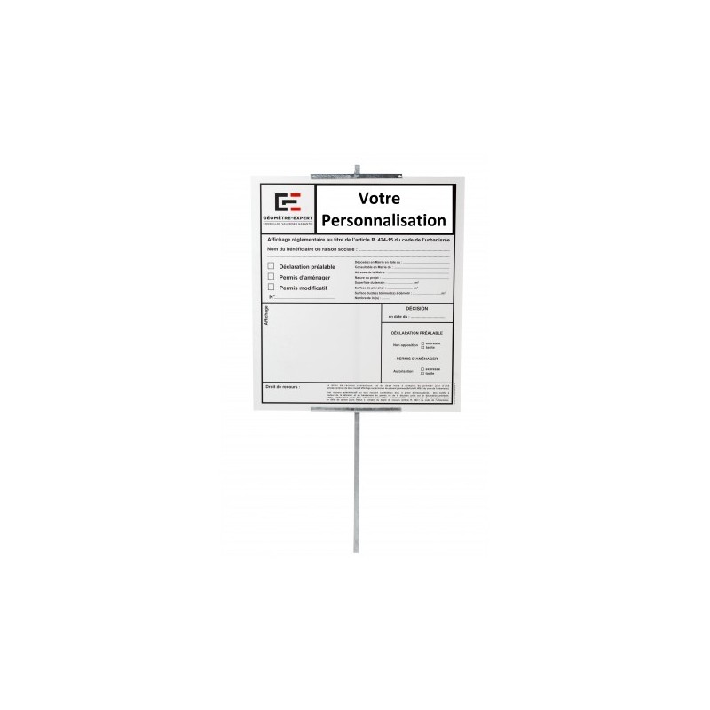 Panneau d'Information 800 x 900 Panneau d'Information 800 x 900