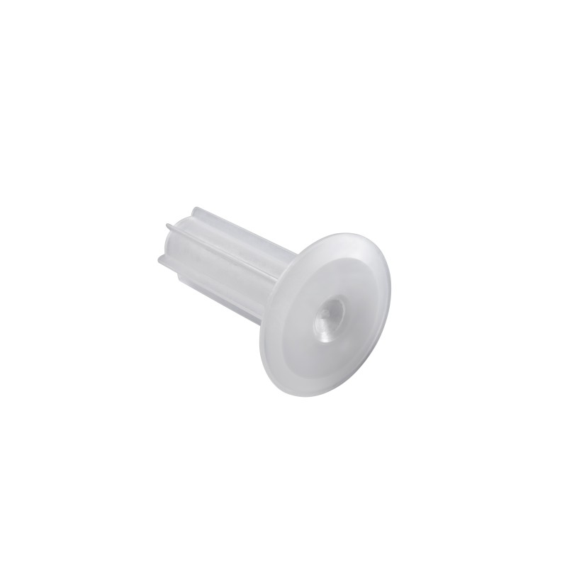 Bouchon de polygonation percé Ø 20 mm blanc